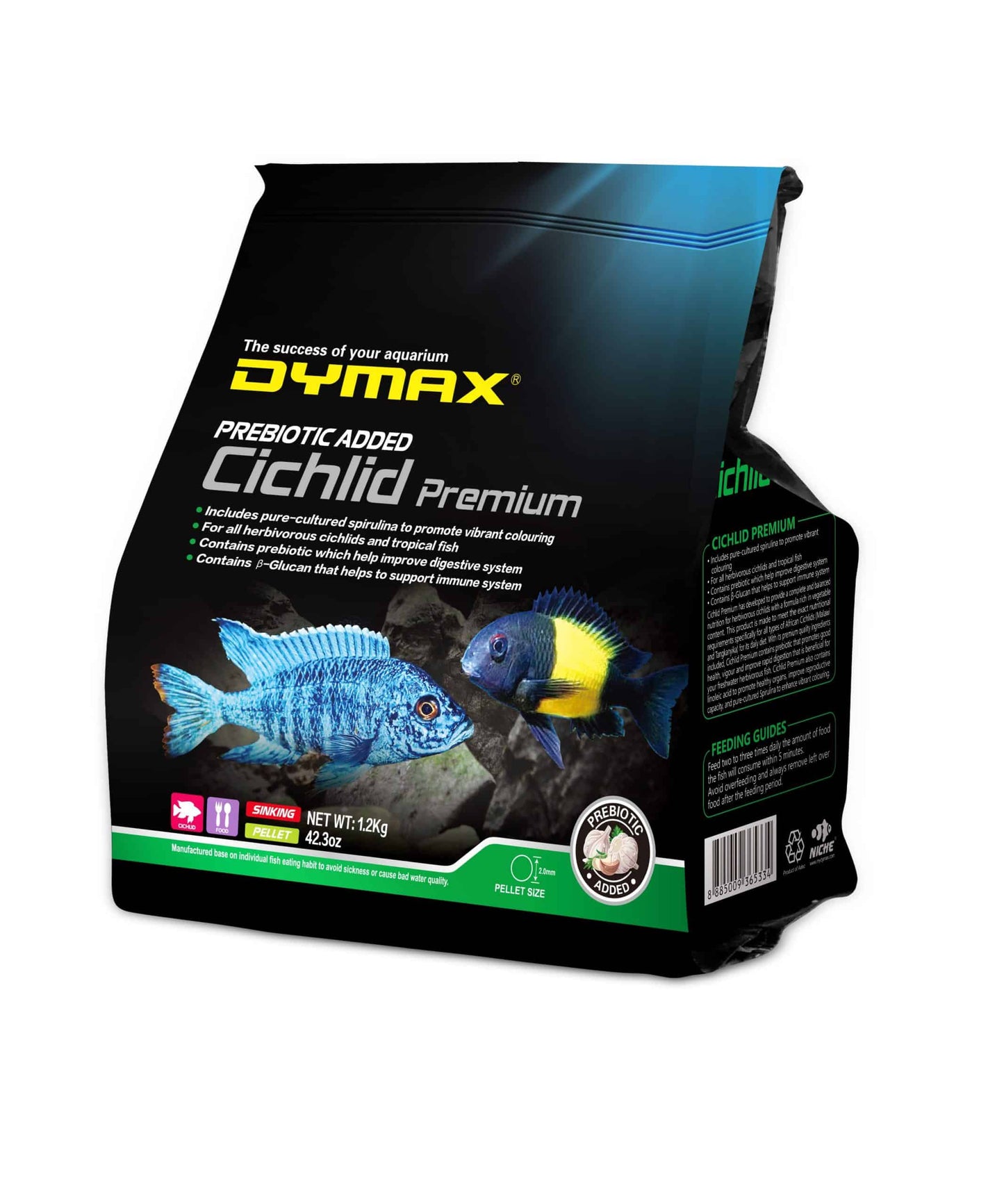 DYMAX Cichlid Premium Sinking Pellet (2.0mm)