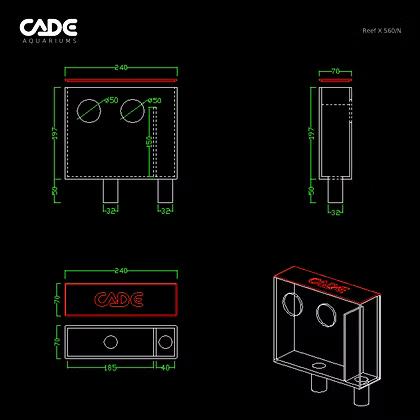 CADE Reef X 560/N Expansion System