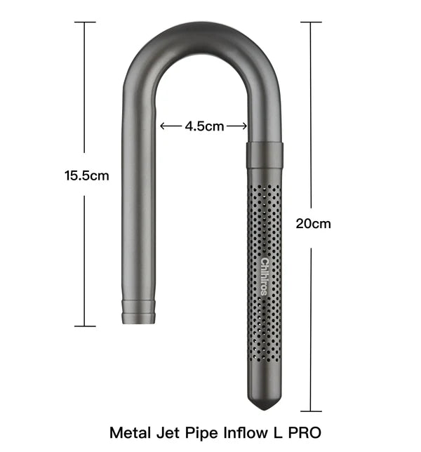Chihiros Metal Inflow Outflow Pro Metal Jet Pipe Pro