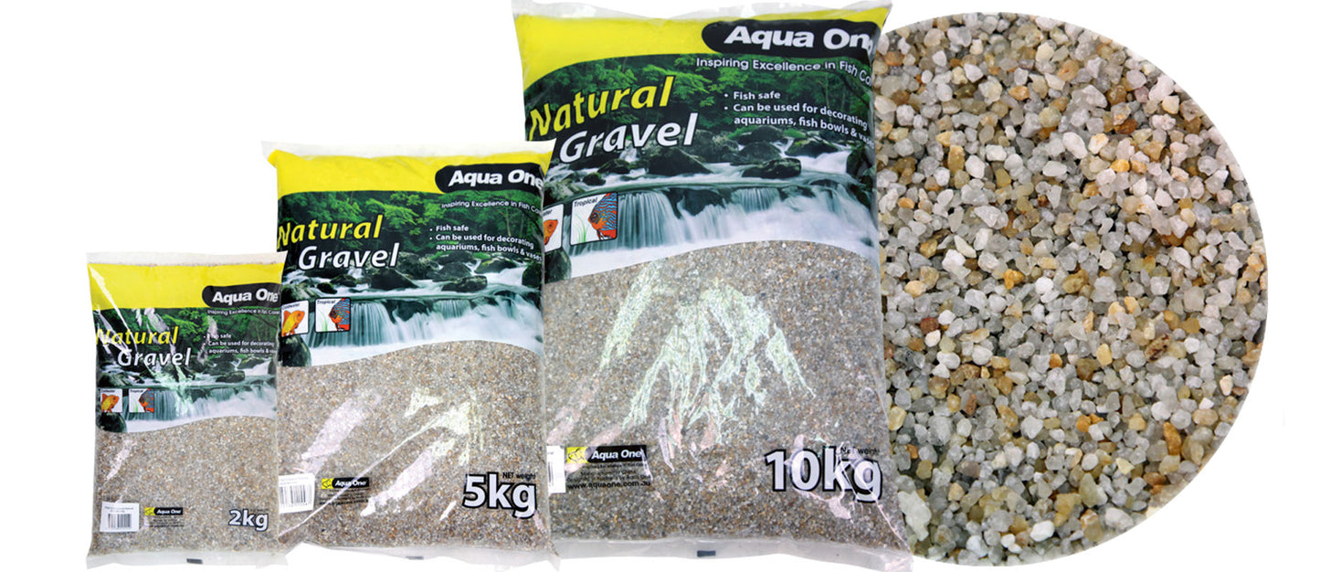 Aqua One Natural Gravel Gold Mix