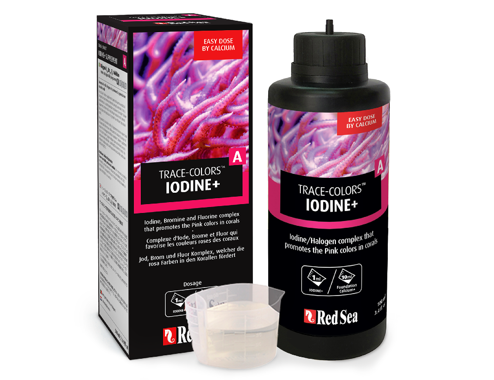 Isodine Color Red Sea Iodine+ Trace Colours A 500ml – Benny's Aquarium