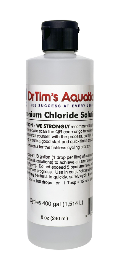 DrTim's Aquatics Ammonium Chloride Solution for Fishless Cycling 50ML