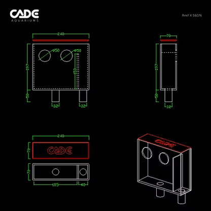 CADE Reef X 560/N Expansion System
